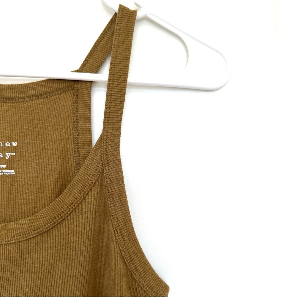 A New Day Brown Racerback Tank Top - Picture 4 of 8